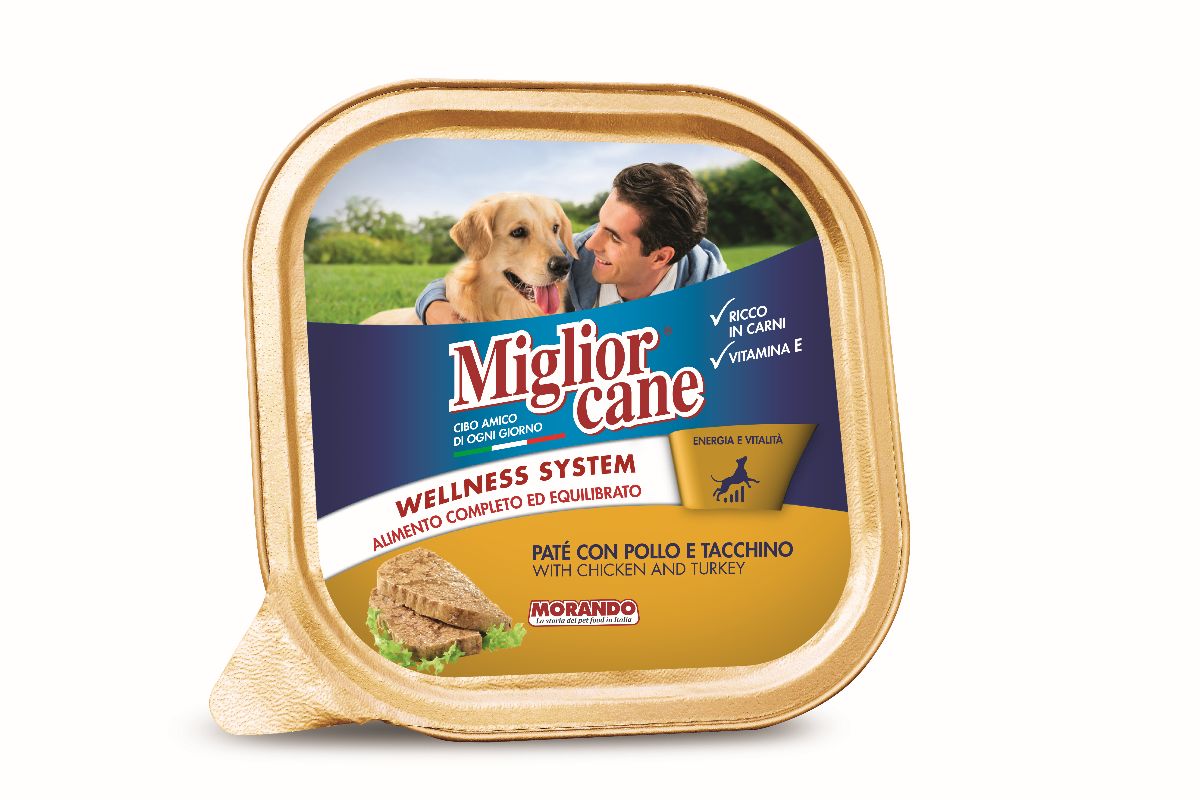 Migliorcane Vaschette Pate150Gr Pol/Tacchin
