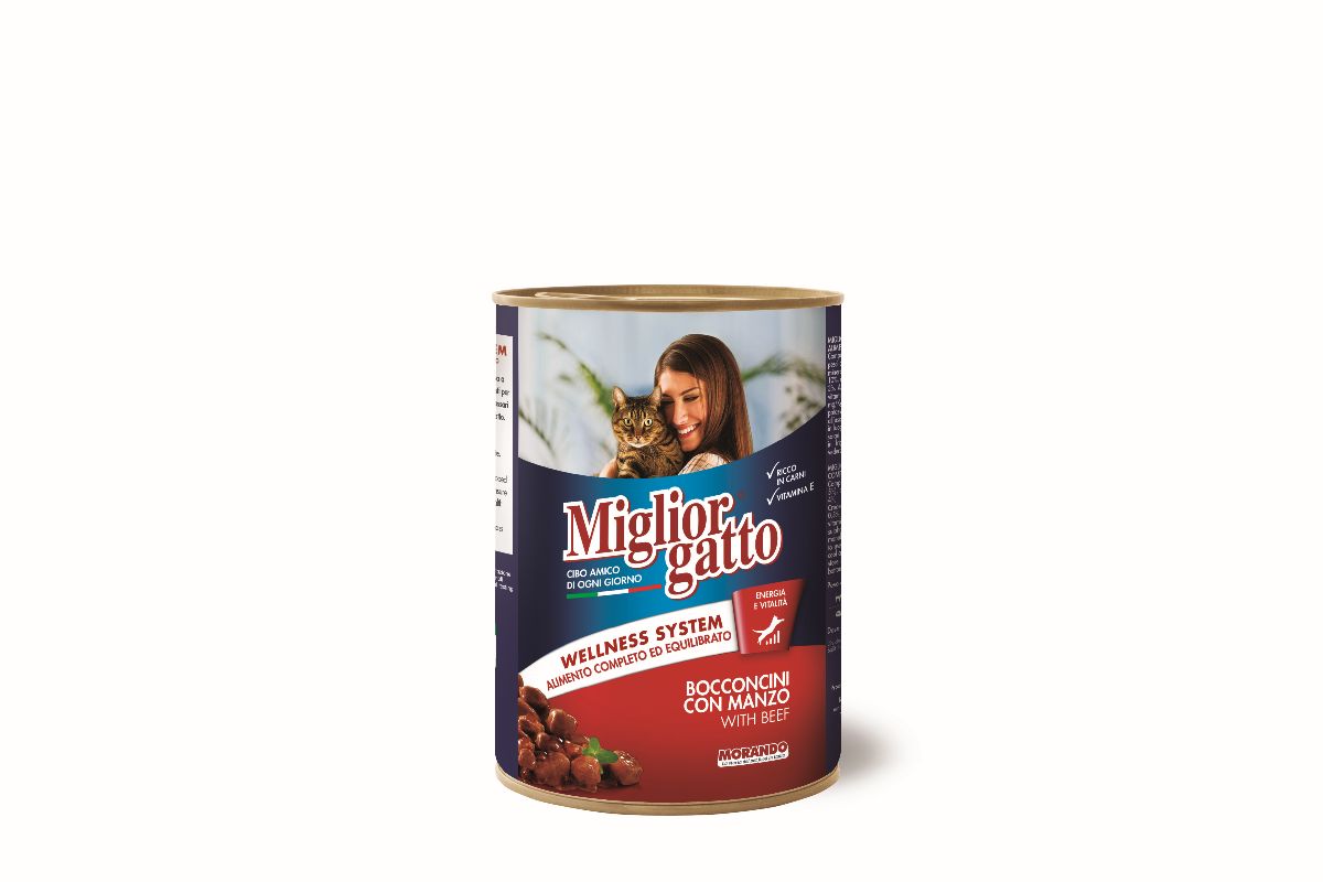 Migliorgatto Bocconcini 405Gr Manzo