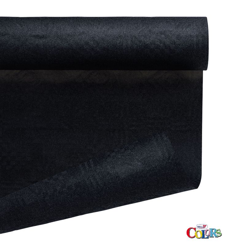 DOPLA TOVAGLIA ROTOLO 120X700CM NERO