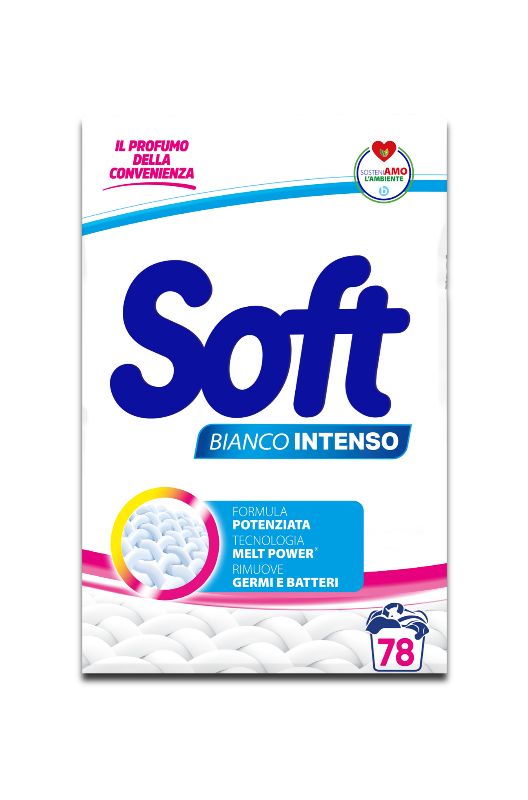 SOFT - Linfa Di Aloe - Detersivo Igienizzante In Polvere 78 Lavaggi
