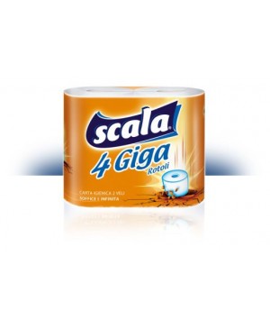 SCALA - Giga Rotoli - Carta Igienica 4 Rotoli