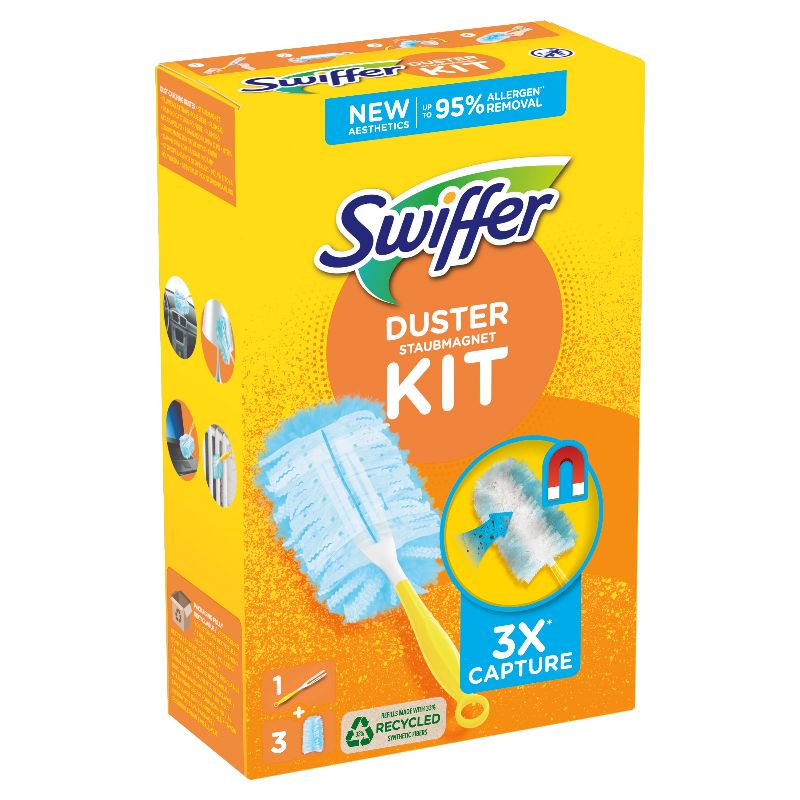 SWIFFER DUSTER COMPLETO + 3 RICARICA