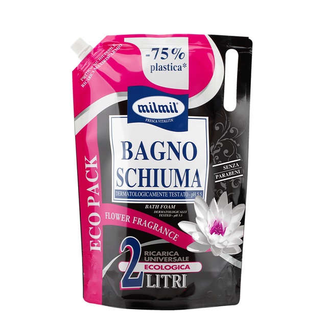 MIL MIL BAGNOSCHIUMA ECORICARICA 2LT FLOWER