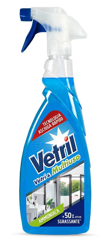 VETRIL DETERGENTE VETRI E MULTIUSO AMMONIACA 650 ML