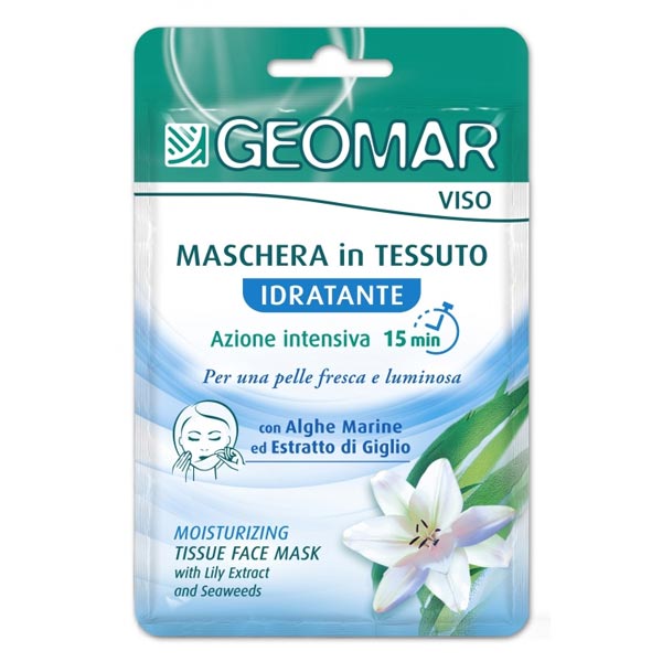 Geomar - maschera in tessuto idratante viso 22 ml