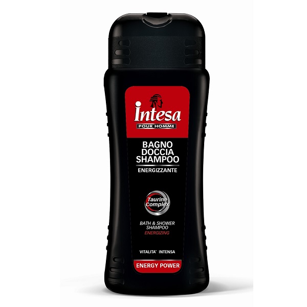 INTESA - pour homme bagno doccia shampoo energy power 500 ml