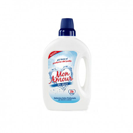 MON AMOUR - Fresh Blue - Detersivo Per Lavatrice 26 Misurini 1560 Ml