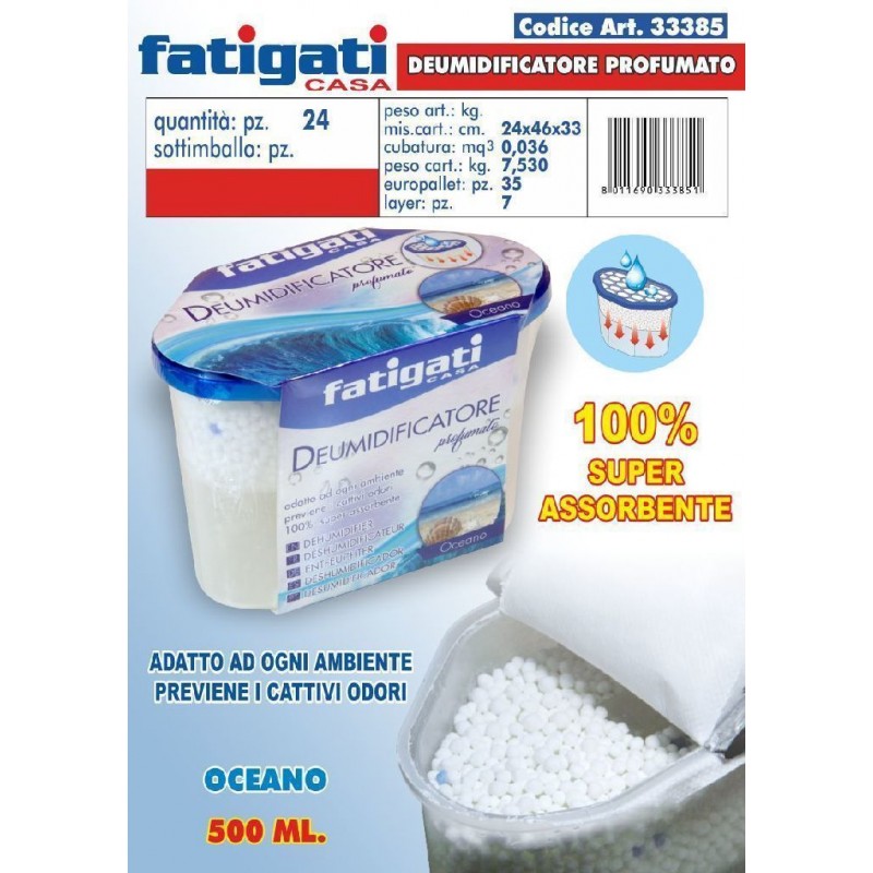 FATIGATI DEUMIDIFICATORE 500ML OCEANO
