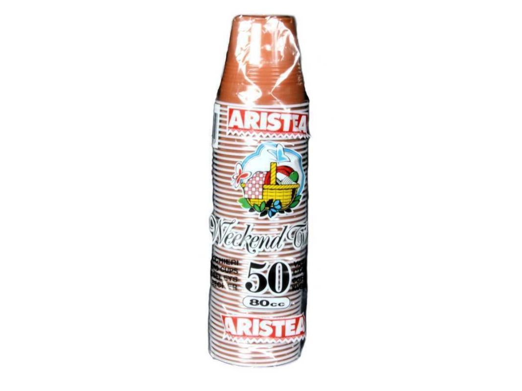 ARISTEA BICCH CAFFE80CC 50PEZZI BICOLORE