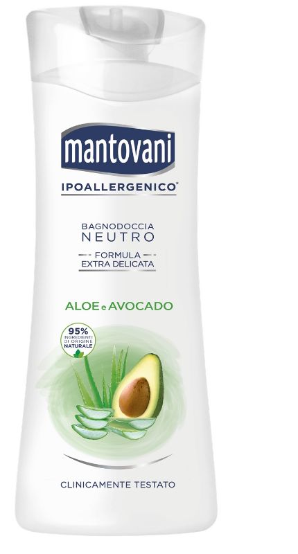 MANTOVANI - Aloe e Avocado - Bagnodoccia Neutro Ipoallergenico 400 ml