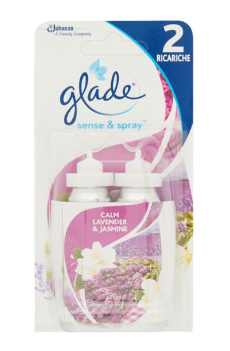 GLADE - Tranquil Lavender &amp; Aloe - 2 Ricariche Per Profumatore D'Ambiente