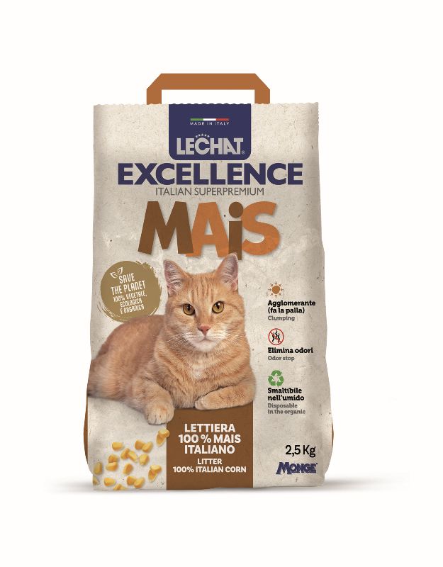 Lechat Lettiera X Gatti Kg 2,5 Mais