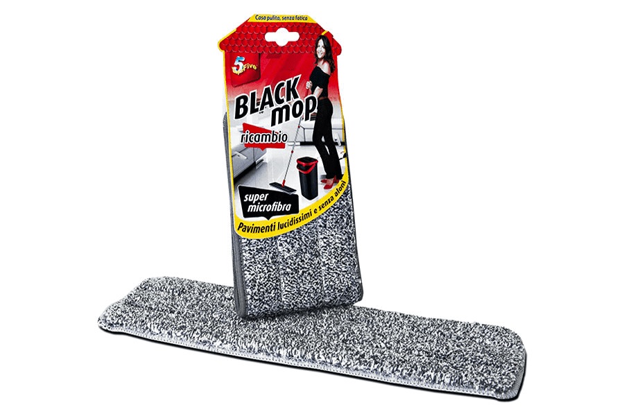SUPERFIVE - Black Mop - Ricarica Panno