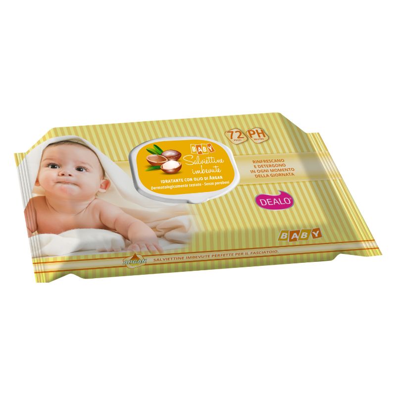 DEALO SALVIETTE 72PEZZI BABY POP UP ARGAN