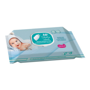 Dealo Salviette 72 Pezzi Baby Pop Up Talco