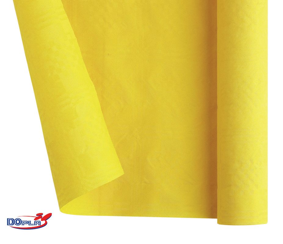 DOPLA TOVAGLIA ROTOLO 120X700CM GIALLO