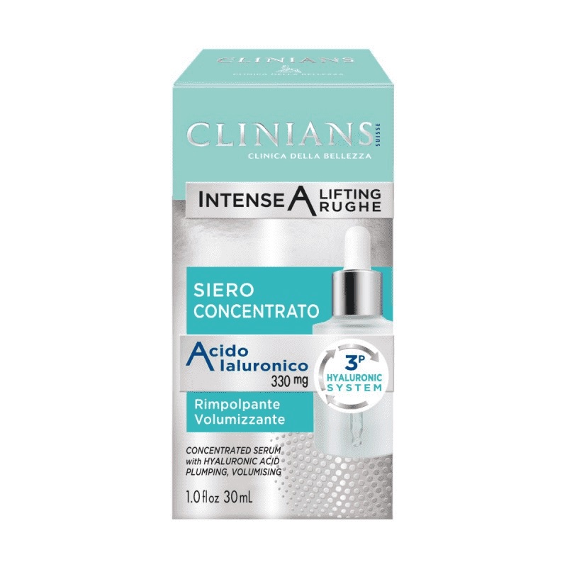 Clinians - Intense A Lifting Rughe - Siero concentrato con acido ialuronico 30 ml