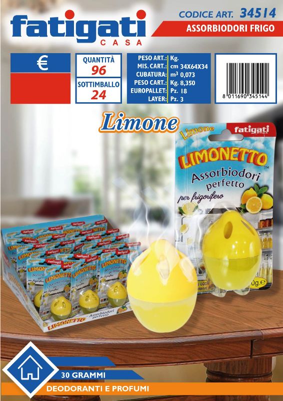 FATIGATI ASSORB PER FRIGORIFERO LIMONE