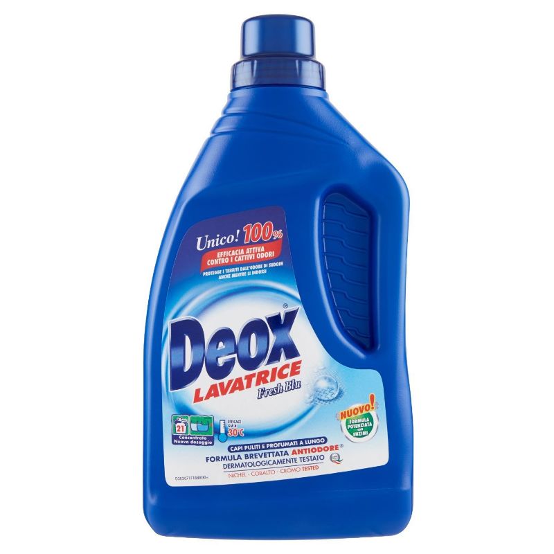DEOX - Lavatrice Fresh - Detersivo Per Il Bucato 21 Misurini