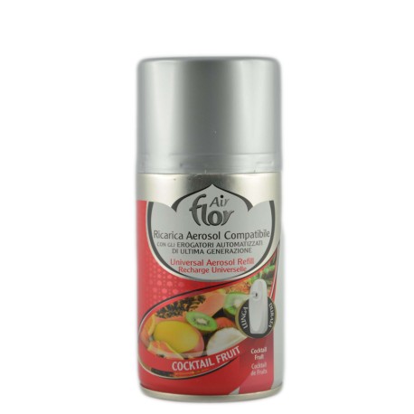AIR FLOR - Cocktail Fruit - Ricarica Per Diffusore D'Essenza Deo Matic 250 Ml