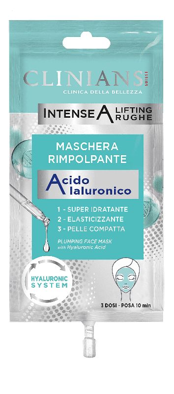 Clinians - Intense A Lifting Rughe - Maschera rimpolpante con Acido Ialuronico 15 ml