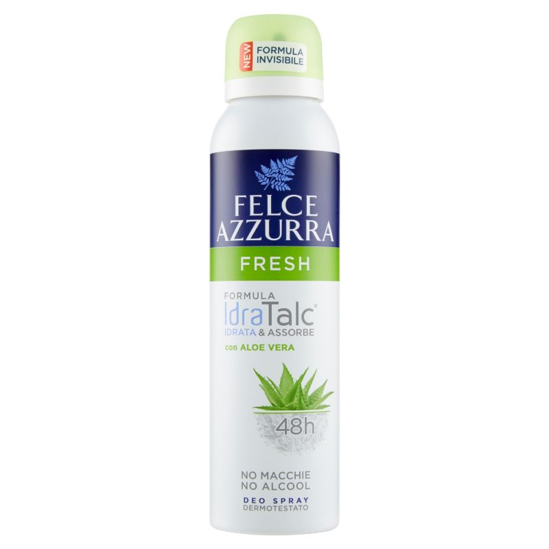 FELCE AZZURRA - Fresh Idratalc - Deodorante Spray con Aloe Vera 150 ml
