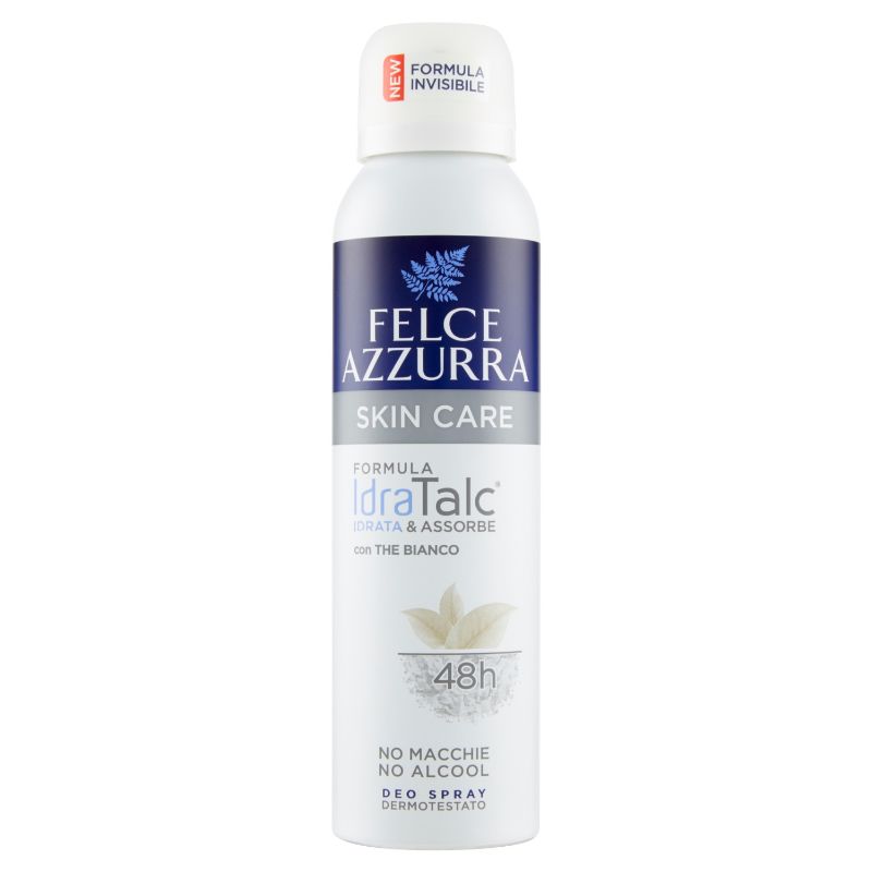 FELCE AZZURRA - Skin Care Idratalc - Deodorante Spray con The Bianco 150 ml