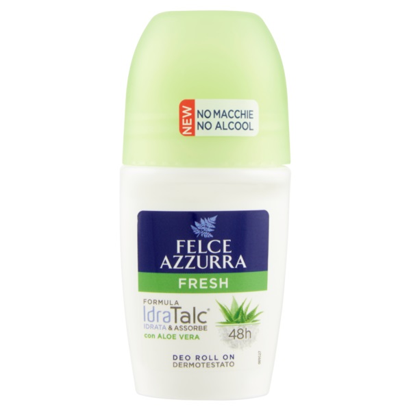 FELCE AZZURRA - Fresh - Deodorante con Aloe Vera Roll On 50 ml
