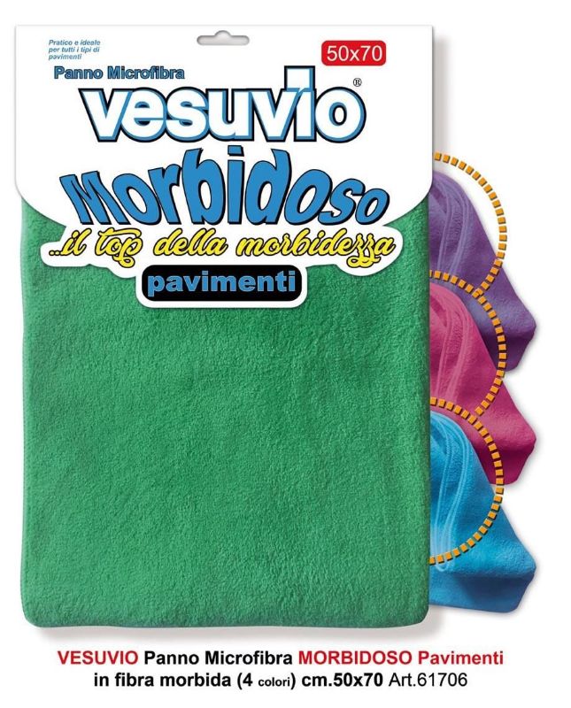 VESUVIO PANNO MICROFIBRE PAVIMENTO 50X70 MORBIDOSO