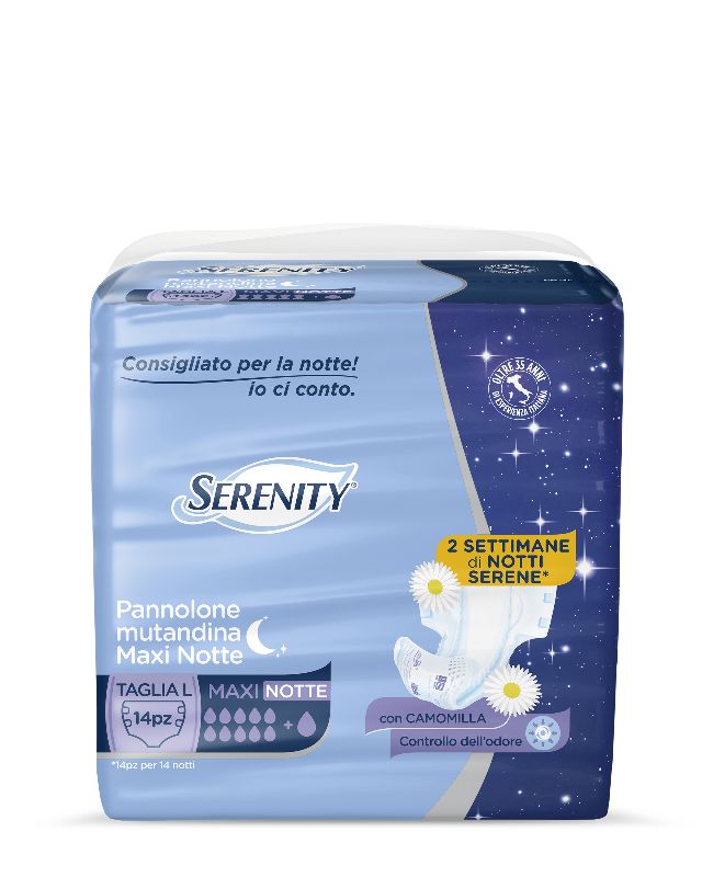 SERENITY PANNOL MAXI NOTTE X14 CAMOM L