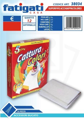 SUPERFIVE - Il Catturacolori - Confezione Da 10 Fogli