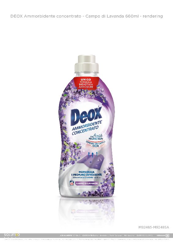 DEOX - Ammorbidente Contentrato 660 Ml Campo Di Lavanda