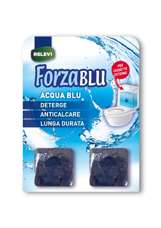 RELEVI WC CUBO BLU X ACQUA CASSETTA 2PEZZI