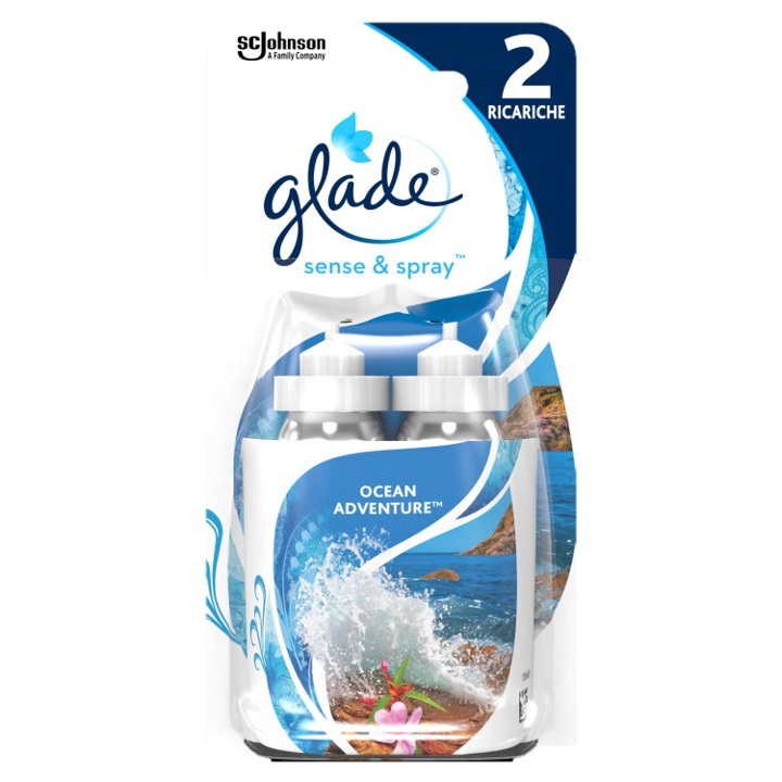 GLADE - Ocean Adventure - 2 Ricariche Per Diffusore