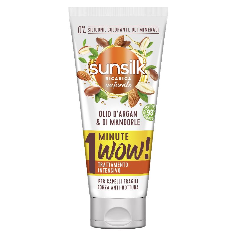 SUNSILK MASCHERA 1MINUTO 180ML ARG/MAND