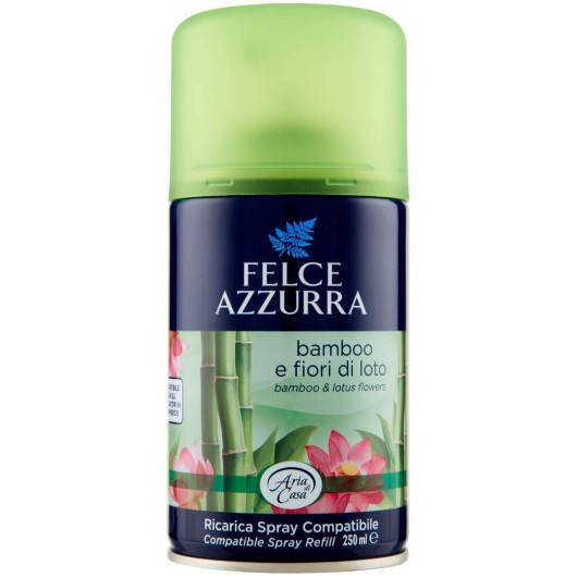 FELCE AZZURRA - Bamboo E Fiore Di Loto Ricarica Spray Profumatore D'Ambiente 250 Ml