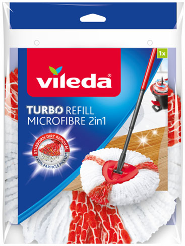 Vileda - Turbo 2 In 1 - Mocio Di Ricambio-image