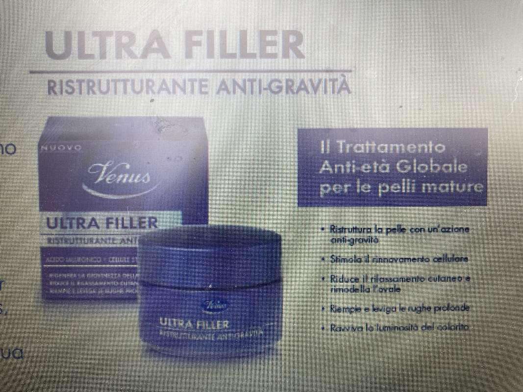 Venus - Ultra Filler - Crema Ristrutturante Antigravità 50 Ml