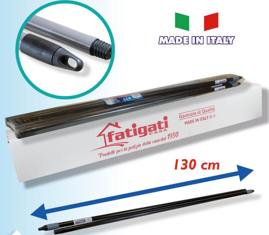 FATIGATI MANICI SCOPA MET 130CM GRIGIO