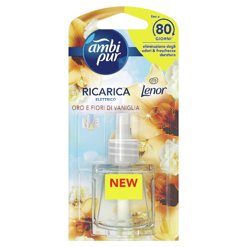 AMBI PUR - Ricarica Diffusore Elettrico Lenor Oro E Fiori Di Vaniglia