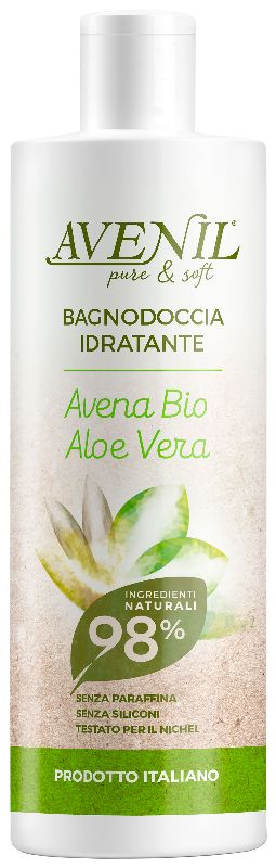 AVENIL - Bagnodoccia Idratante con avena e aloe vera bio 400 Ml