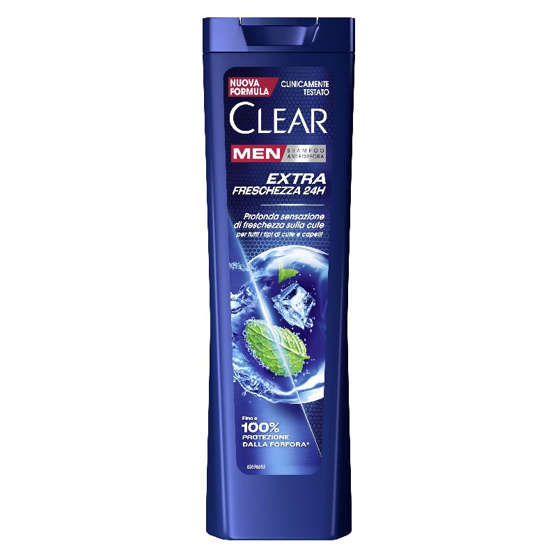 CLEAR - Men Extra Freschezza 24H - Shampoo antiforfora 225 ml