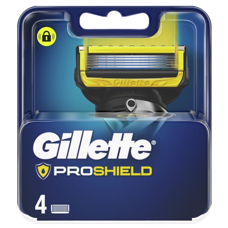GILLETTE FUS PROSHIELD RICARICA X4 YELLOW