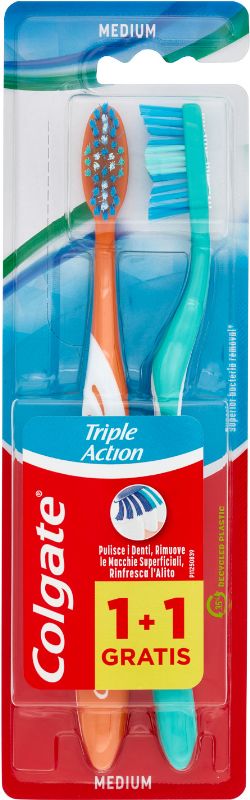 COLGATE SPAZZOLINO TRIPLE ACTION 2PEZZI