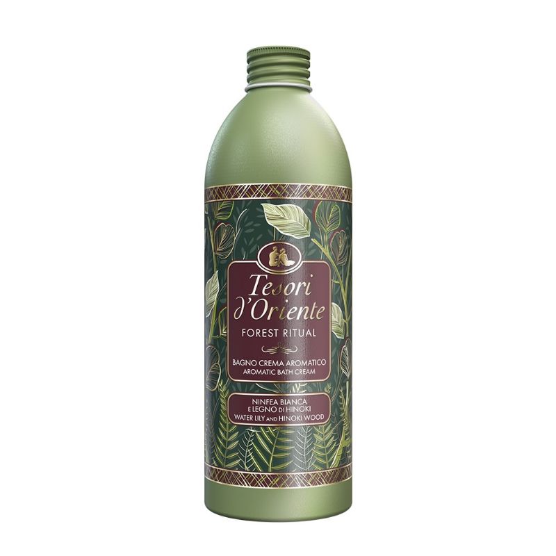 Tesori D'Oriente - Forest ritual - bagno crema alla ninfea bianca &amp; legno di honoki 500 ml