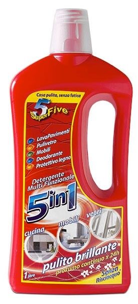SUPER FIVE 1LT DETERGENTE ENTE 5 IN 1