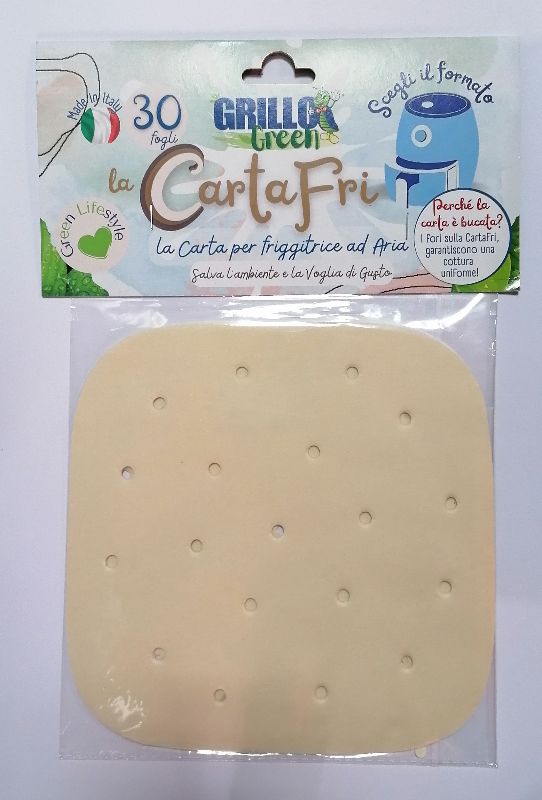 GRILLO CARTA FRIGGITRICE ARIA 30PEZZI QUADR