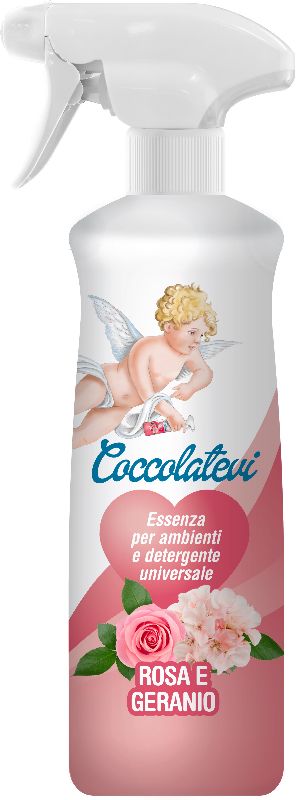 COCCOLATEVI ESSENZA DEO 750ML SPRAY ROSA