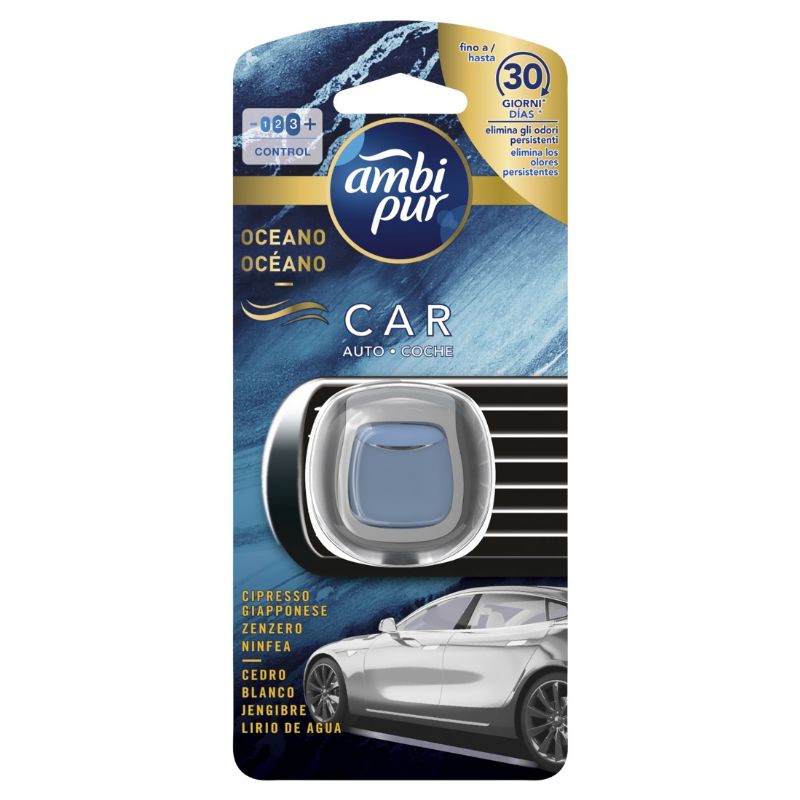 AMBI PUR - Car Usa E Getta Oceano - Profumatore Per Auto