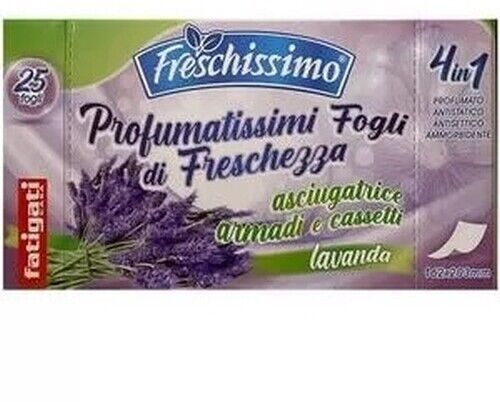 FATIGATI FOGLIETTI ASCIUGATR 25PEZZI LAVAND